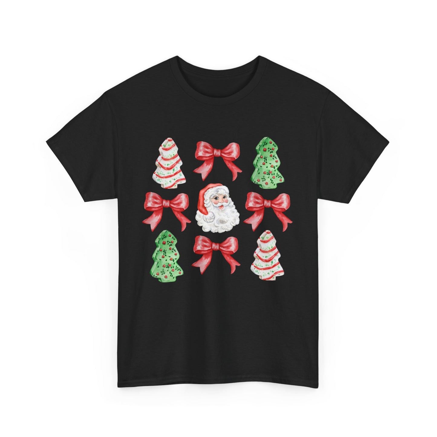 Cute Chritmas Pastry Tree Coquette Gildan Unisex Heavy Cotton Tee