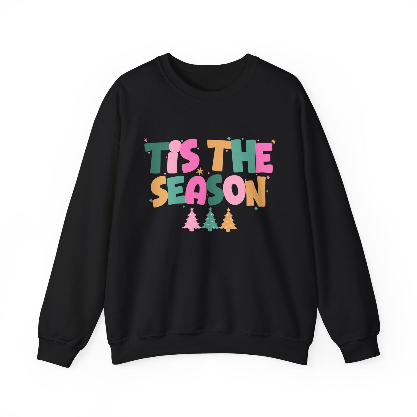 Tis The Season Pastel Colorful Unisex Heavy Blend™ Crewneck Sweatshirt