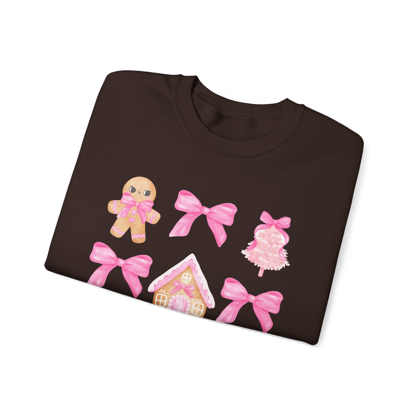 Pink Gingerbread Sweatshirt Unisex Heavy Blend™ Crewneck Sweatshirt