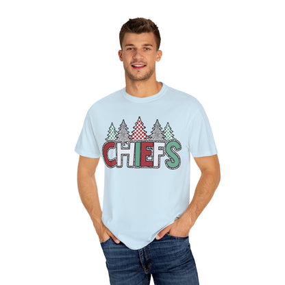 Chiefs Christmas Comfort Colors Unisex Garment-Dyed T-shirt