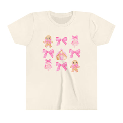 Pink Coquette Bella Canvas Youth Short Sleeve Tee