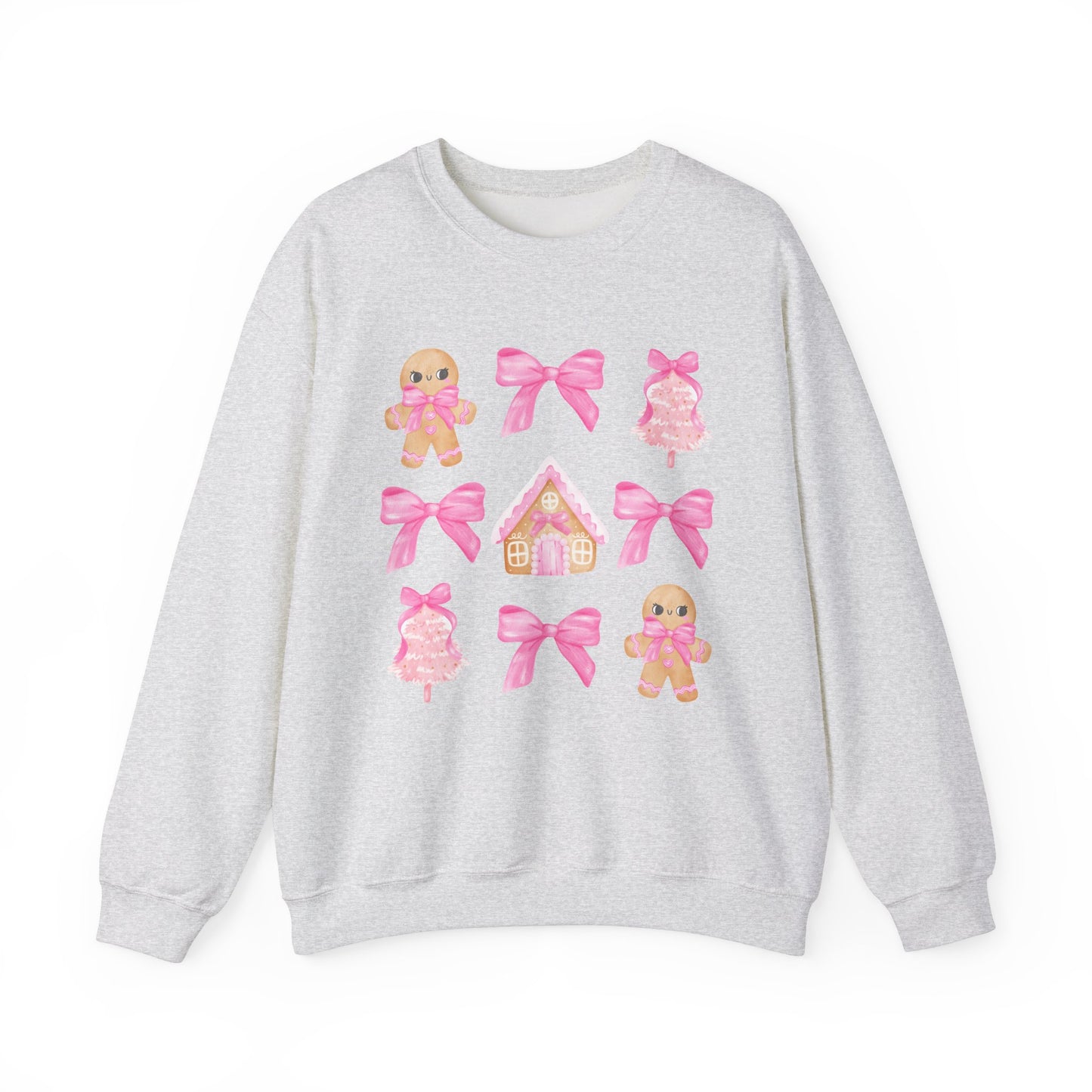 Pink Gingerbread Sweatshirt Unisex Heavy Blend™ Crewneck Sweatshirt