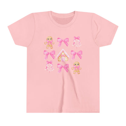 Pink Coquette Bella Canvas Youth Short Sleeve Tee