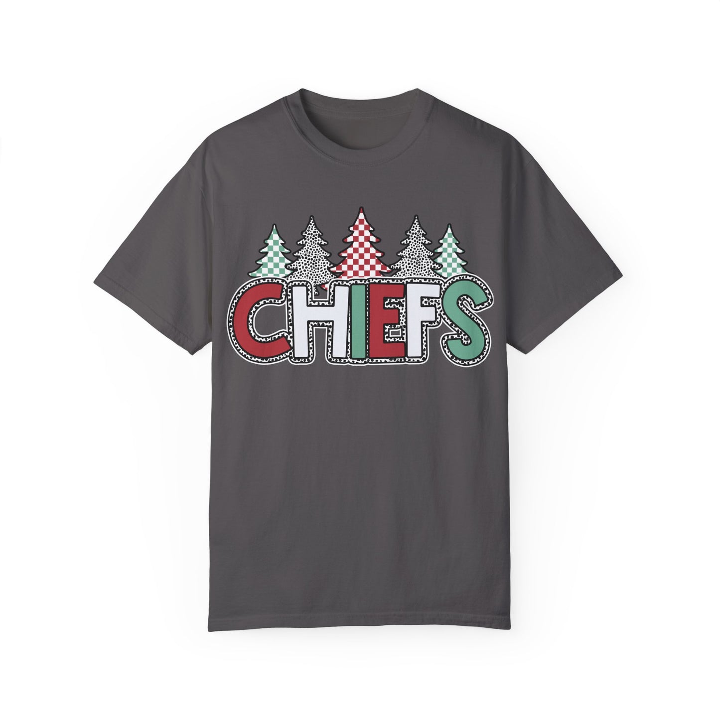 Chiefs Christmas Comfort Colors Unisex Garment-Dyed T-shirt