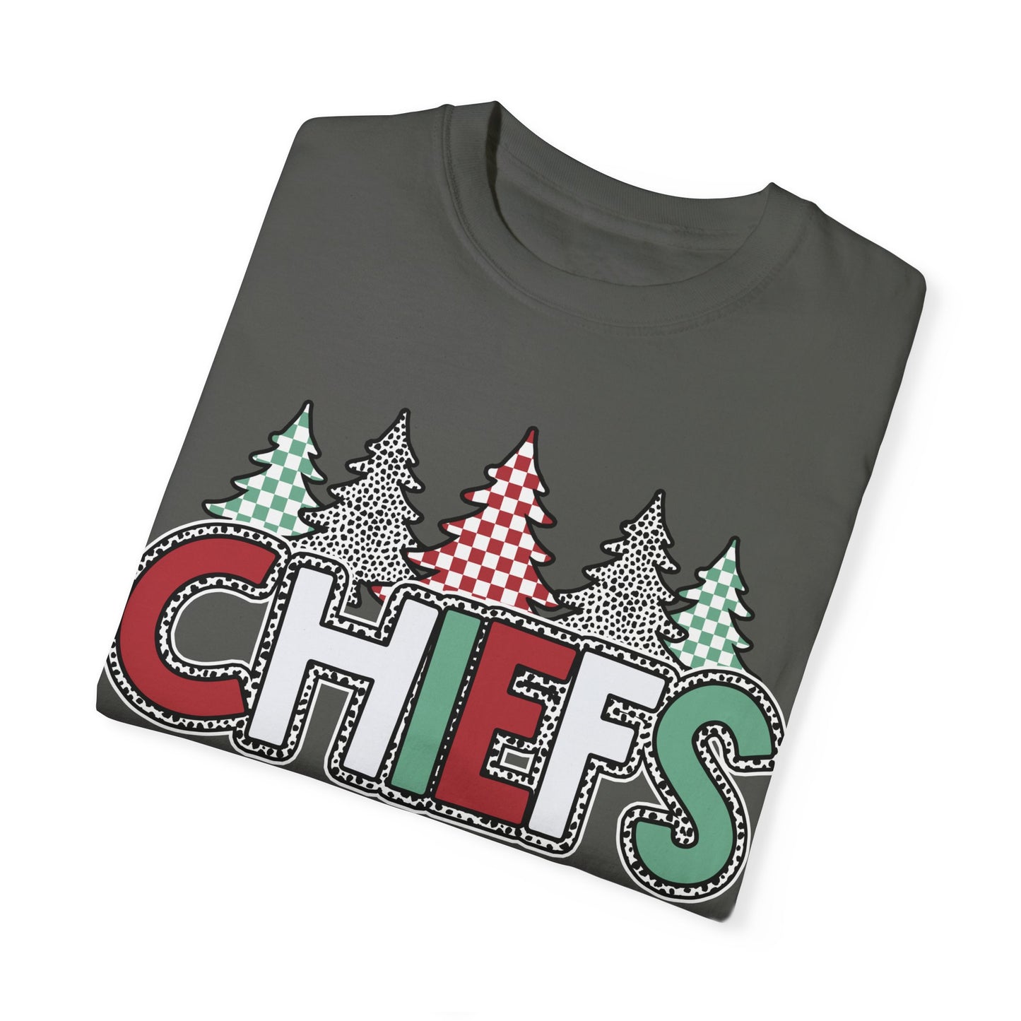 Chiefs Christmas Comfort Colors Unisex Garment-Dyed T-shirt