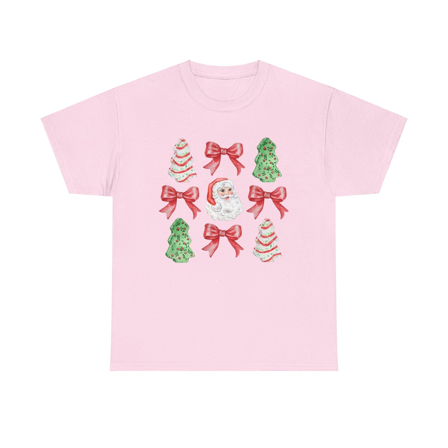 Cute Chritmas Pastry Tree Coquette Gildan Unisex Heavy Cotton Tee