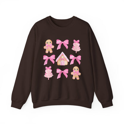 Pink Gingerbread Sweatshirt Unisex Heavy Blend™ Crewneck Sweatshirt