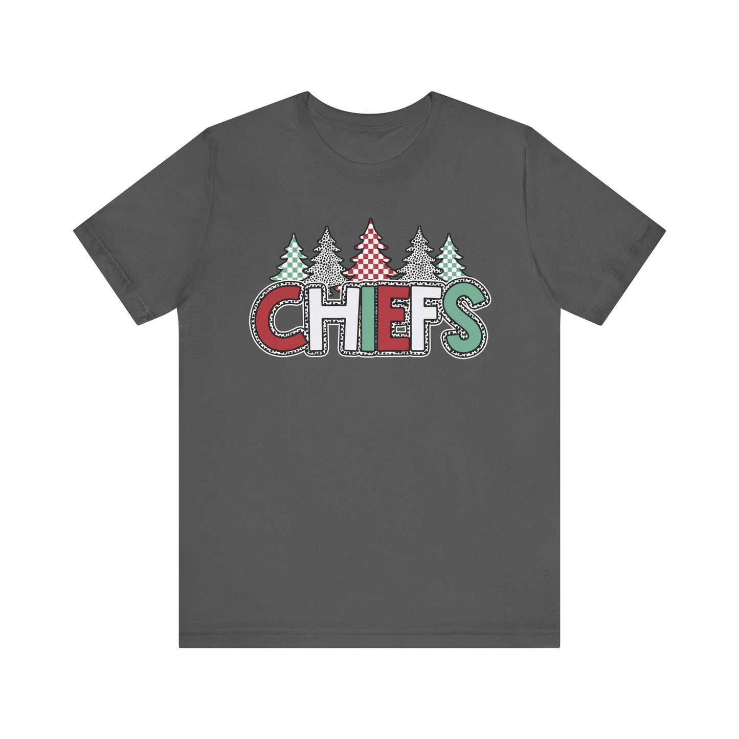 Chiefs Christmas Bella Canvas Unisex Jersey Short Sleeve Tee