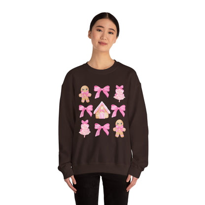 Pink Gingerbread Sweatshirt Unisex Heavy Blend™ Crewneck Sweatshirt