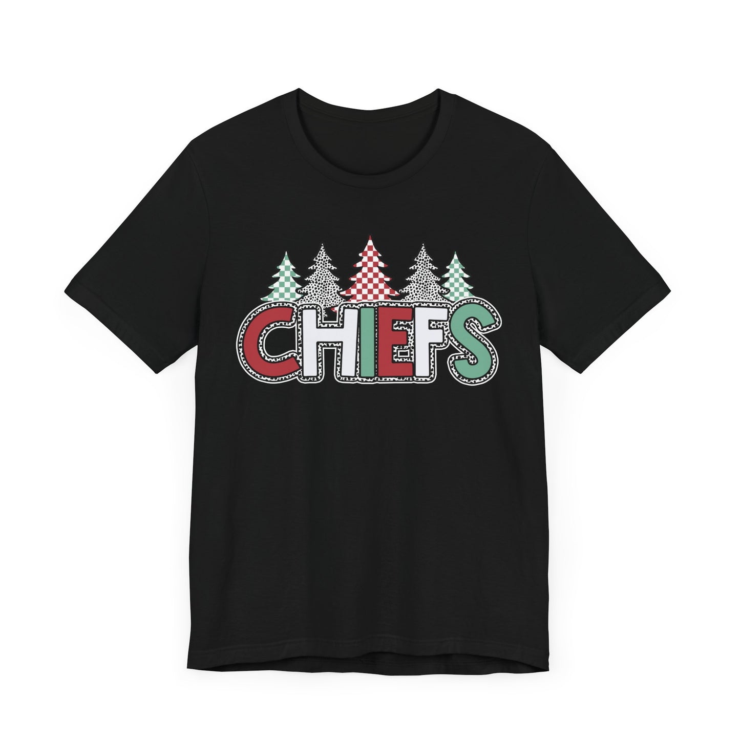 Chiefs Christmas Bella Canvas Unisex Jersey Short Sleeve Tee