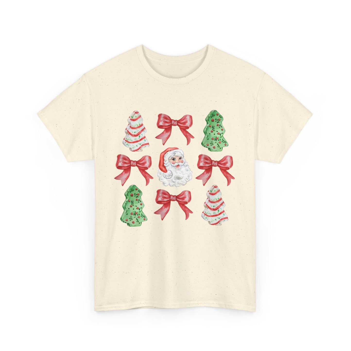 Cute Chritmas Pastry Tree Coquette Gildan Unisex Heavy Cotton Tee