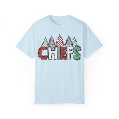 Chiefs Christmas Comfort Colors Unisex Garment-Dyed T-shirt