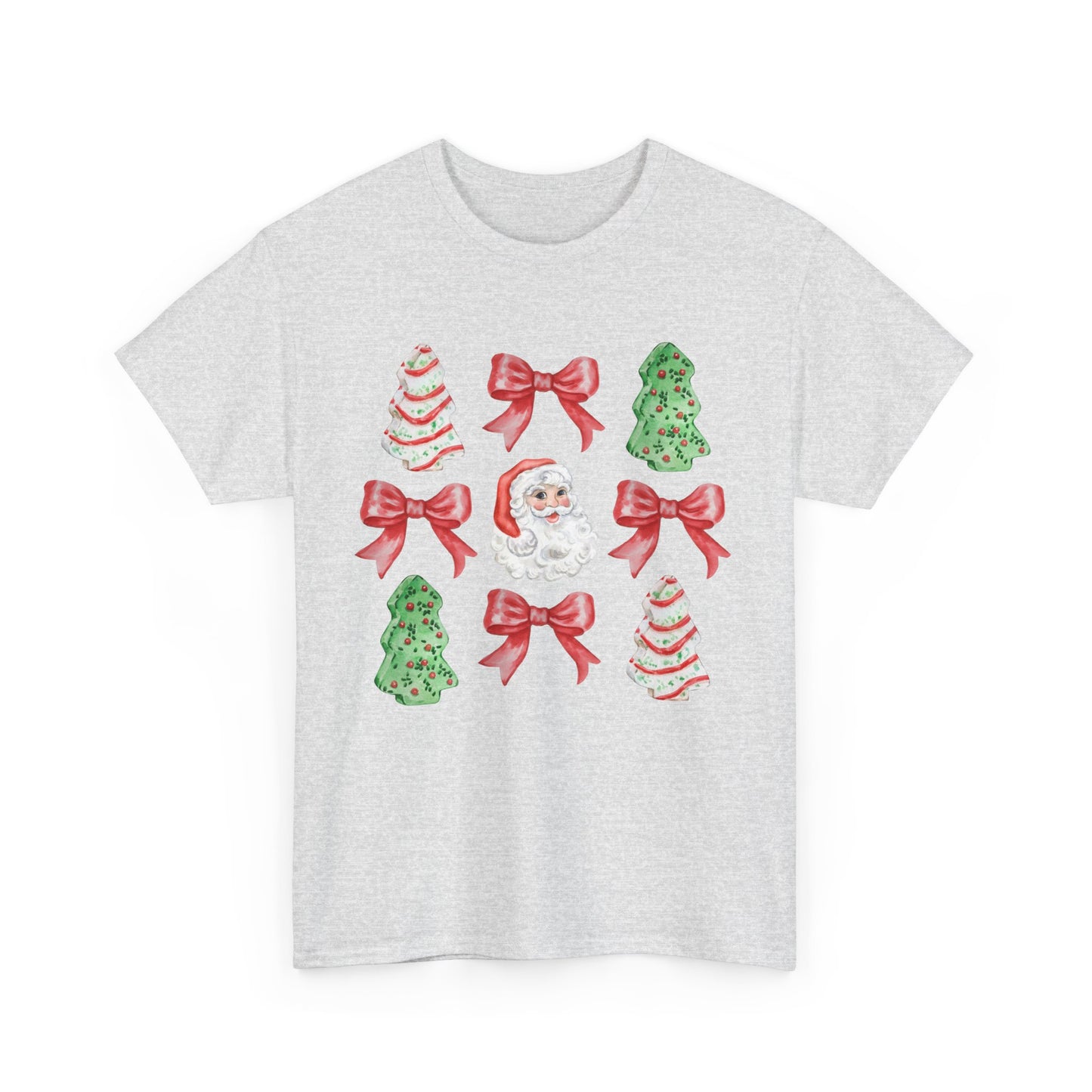 Cute Chritmas Pastry Tree Coquette Gildan Unisex Heavy Cotton Tee