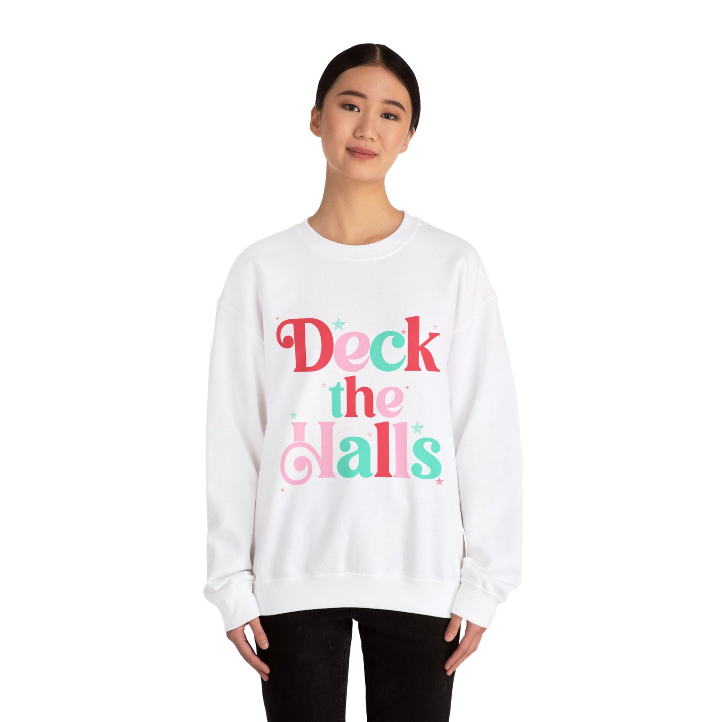 Deck The Halls Unisex Heavy Blend™ Crewneck Sweatshirt