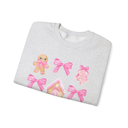 Pink Gingerbread Sweatshirt Unisex Heavy Blend™ Crewneck Sweatshirt