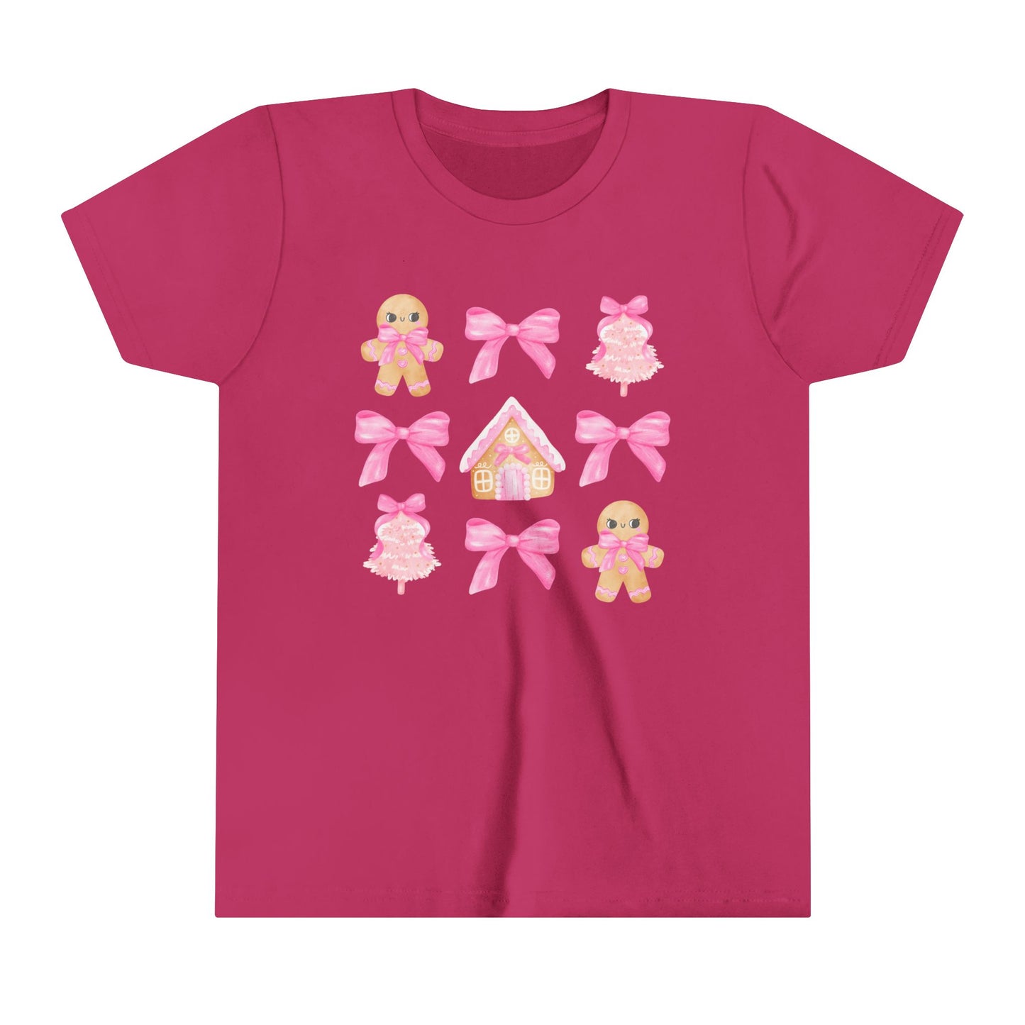 Pink Coquette Bella Canvas Youth Short Sleeve Tee