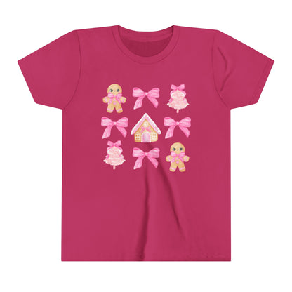 Pink Coquette Bella Canvas Youth Short Sleeve Tee