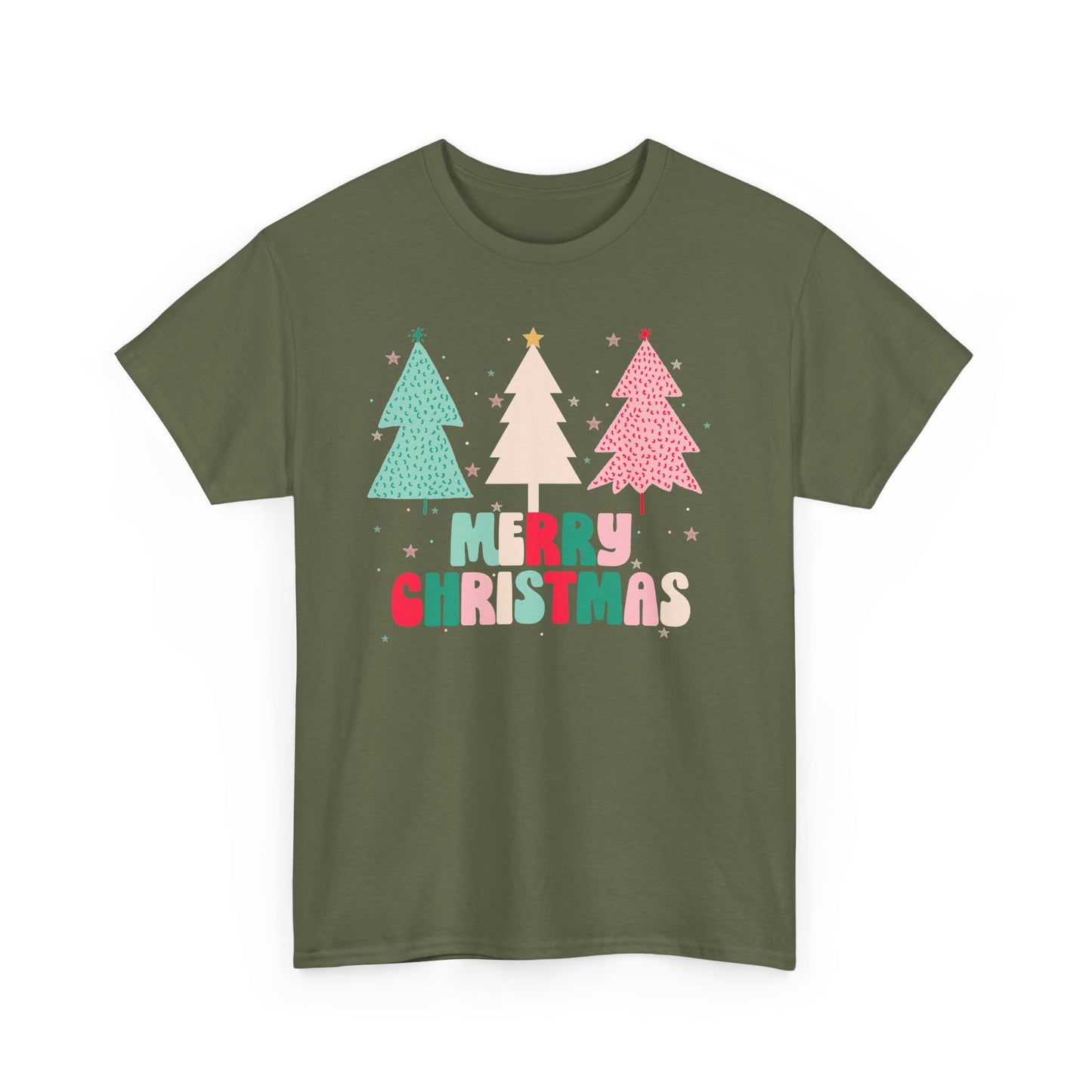 Merry Christmas Unisex Heavy Cotton Tee