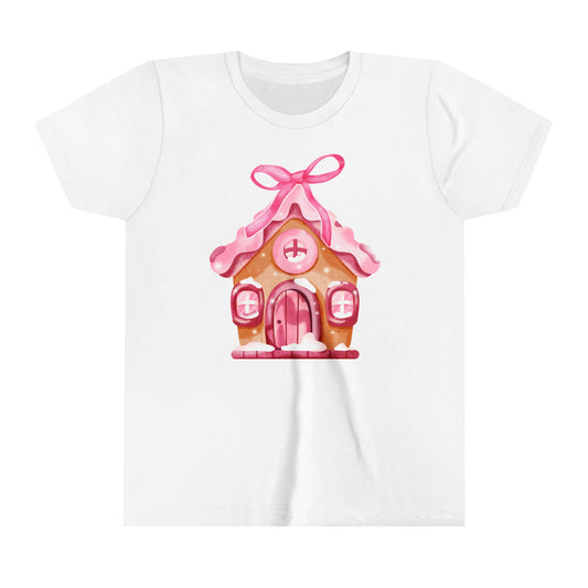 Coquette Gingerbread Bella Canvas Youth Short Sleeve Tee