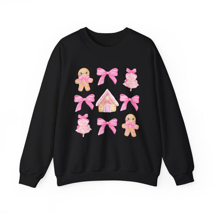 Pink Gingerbread Sweatshirt Unisex Heavy Blend™ Crewneck Sweatshirt