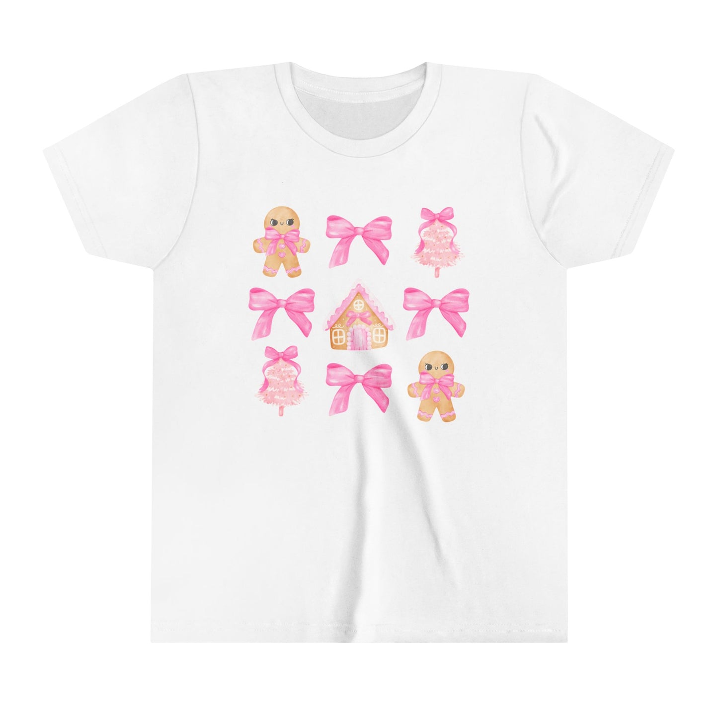 Pink Coquette Bella Canvas Youth Short Sleeve Tee