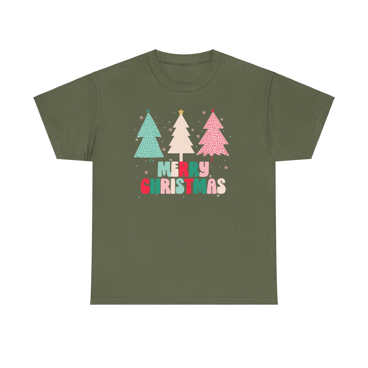 Merry Christmas Unisex Heavy Cotton Tee