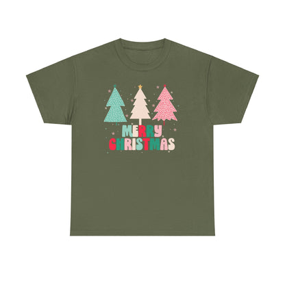 Merry Christmas Unisex Heavy Cotton Tee