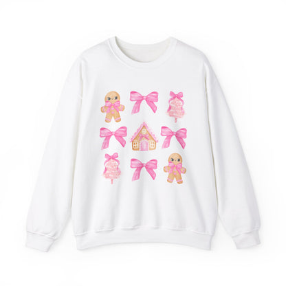 Pink Gingerbread Sweatshirt Unisex Heavy Blend™ Crewneck Sweatshirt