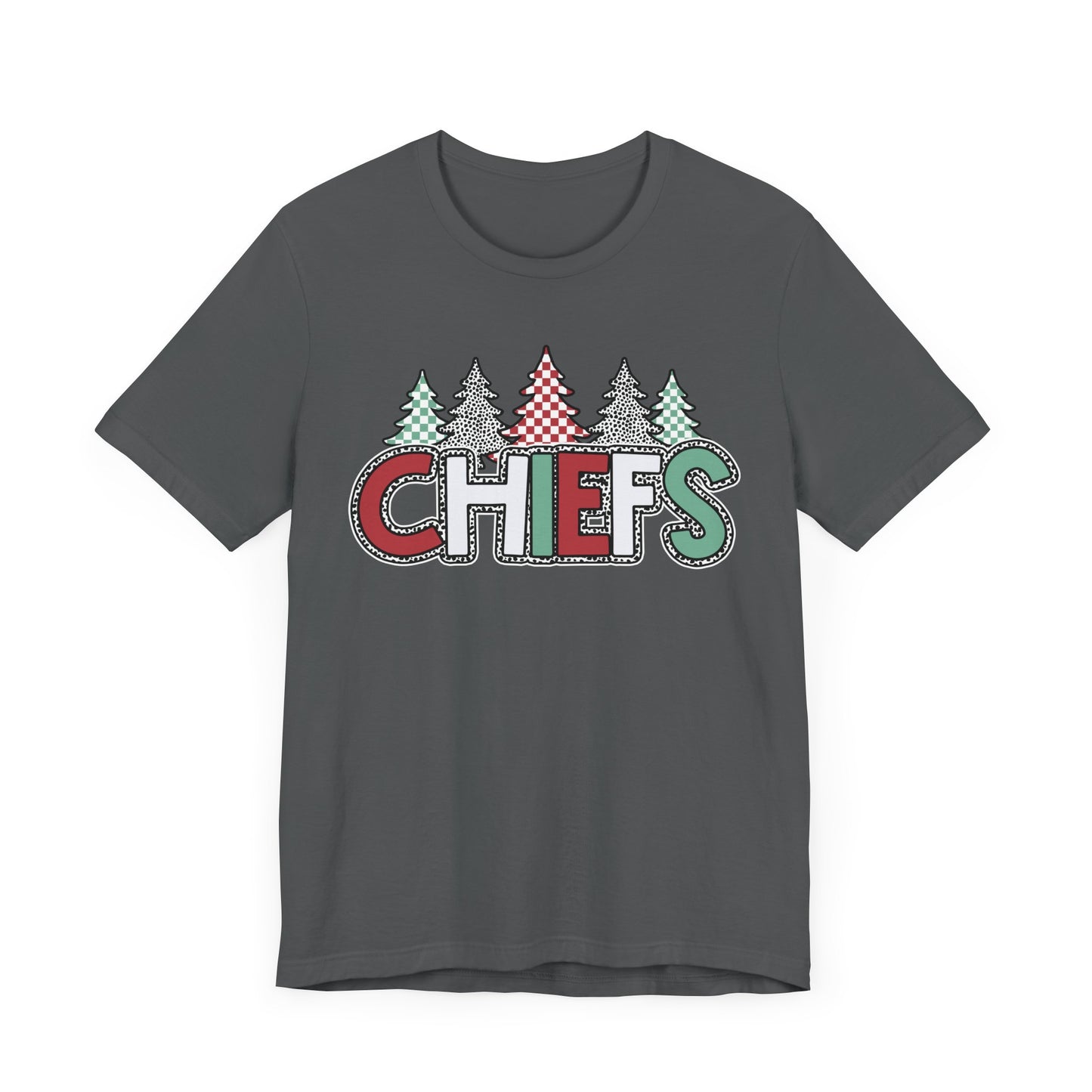 Chiefs Christmas Bella Canvas Unisex Jersey Short Sleeve Tee