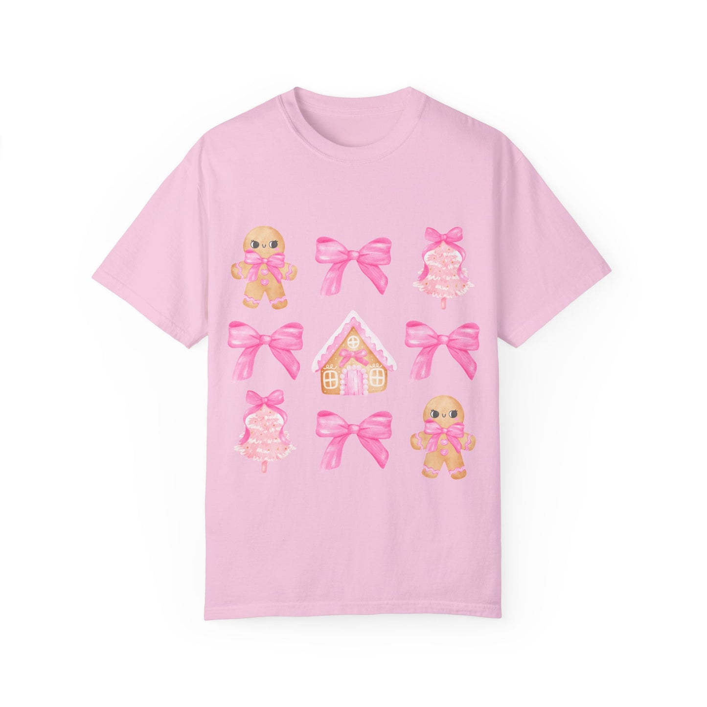 Pink Gingerbread Coquette Unisex Garment-Dyed T-shirt