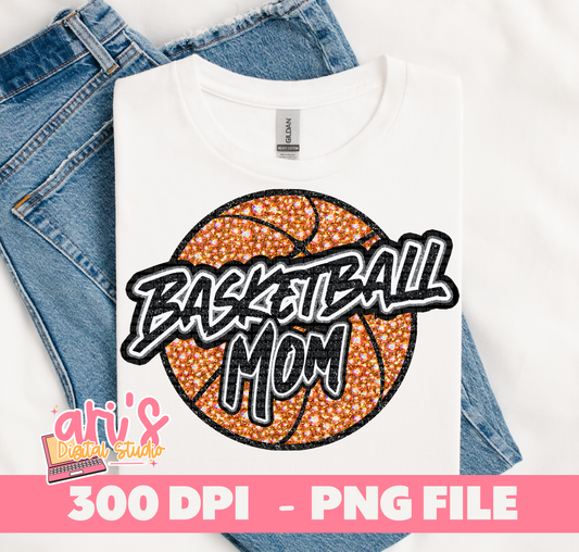 Basketball Mom Digital Download File PNG